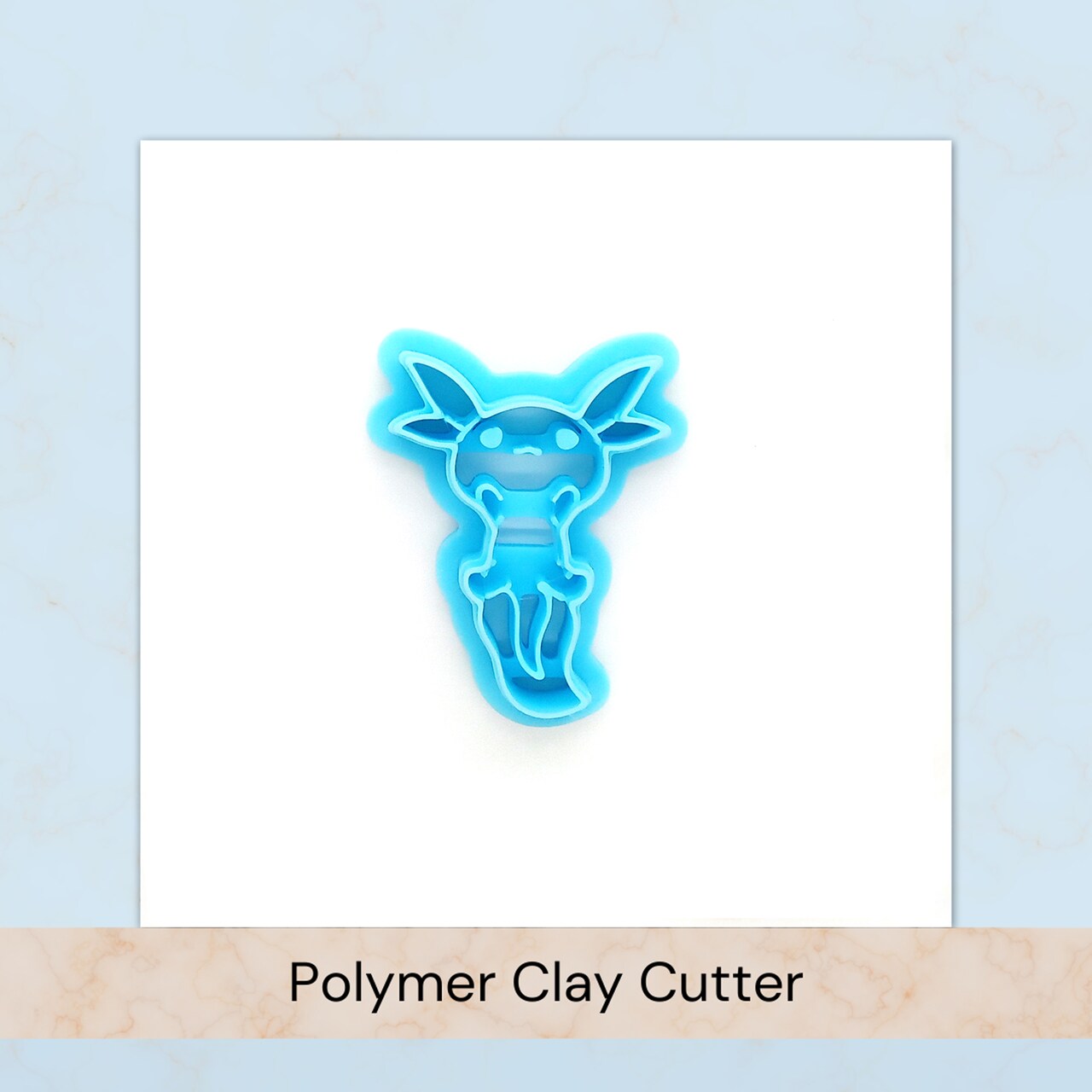 Axolotl Clay Cutter, Small Animal Shapes for Polymer Clay, 35mm long, Adorabilities